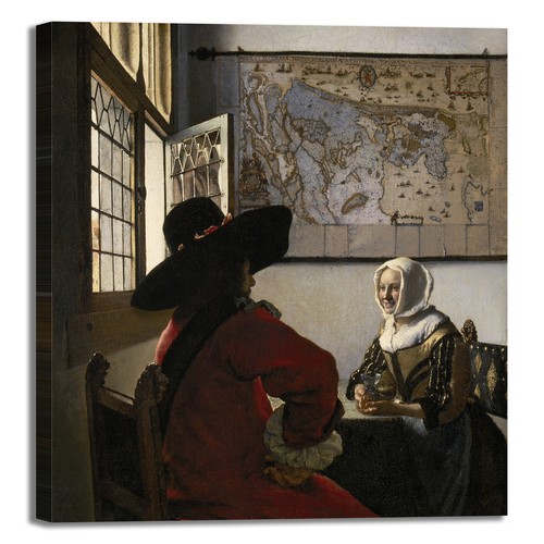 Vermeer soldato con ragazza