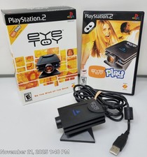 Sony PlayStation 2 Eye Toy Camera / Gioca PS2 2003 con scatola originale Be The Star!