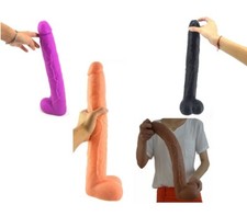 DILDO realistico lungo 40cm x cinture strap-on sadomaso anale vaginale SESSO SEX