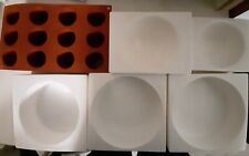 SET 11 STAMPI PROFESSIONALI PER DOLCI IN SILICONE USATI