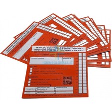 Cartelli per derattizzazione, in plastica, segnalazione pericolo derattizzazione