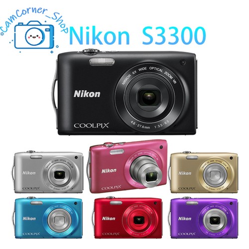 Nikon coolpix s3300 - nikon, fotocamera