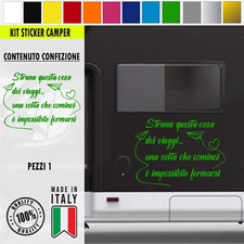 Adesivo sticker camper frase