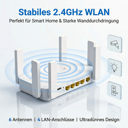 Router 4ghz 300mbps - 2.4ghz,