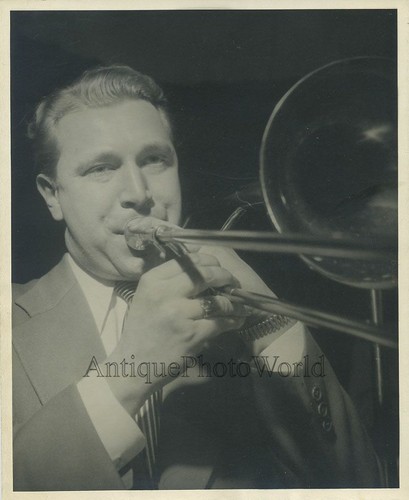 Jazz trombone giocatore antico - giocatore,