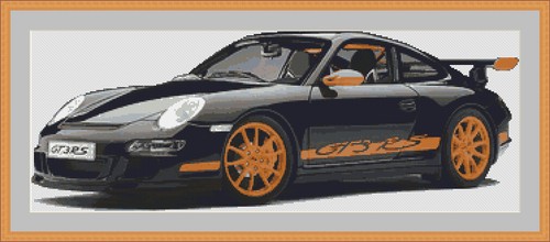Kit punto croce - , porsche