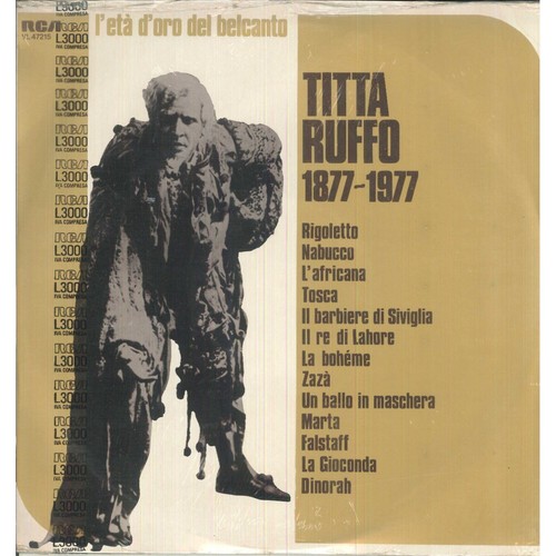 Titta ruffo vinile età - titta, l'età