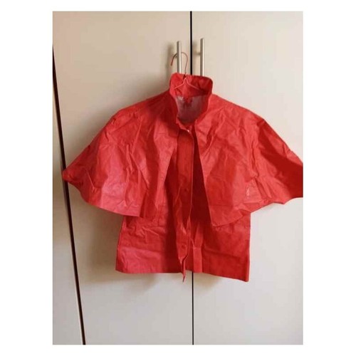 Impermeabile pioggia rosso