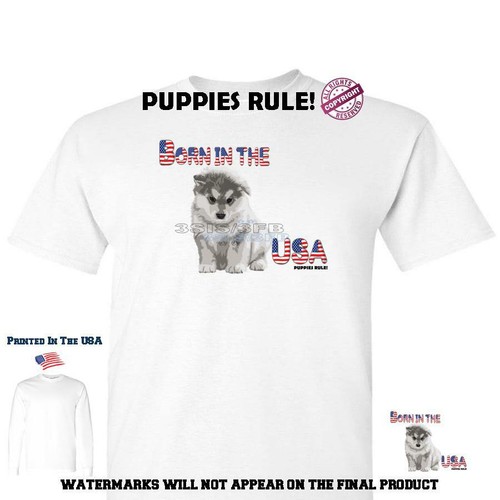 Maglietta grafica puppies rule - maglietta,