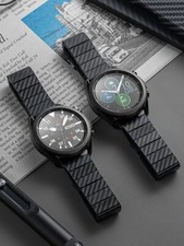 Metal Watch Band Carbon Fiber