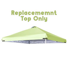Per Gazebo Paralume Corona 10X10 Baldacchino Istantaneo Ricambio Top Gamba Dritta Verde