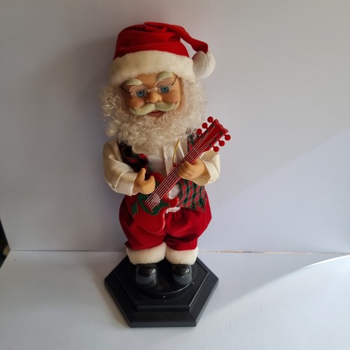 Vintage singing santa with - vintage,