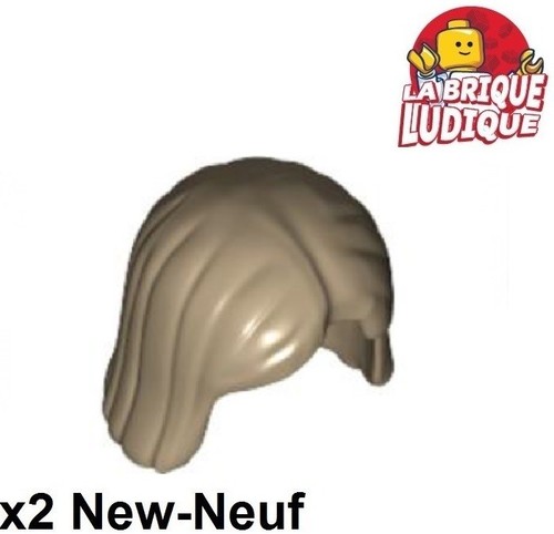 Lego minifig capelli lunghi - 2x,