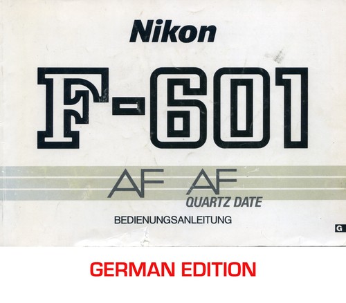 Nikon 601 35mm fotocamera - f-601,