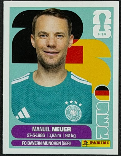 Manuel neuer panini - manuel, fifa