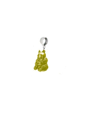 A10 panda gold pewter charm - ,
