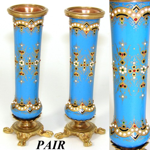 Coppia antichi vasi francesi - coppia,