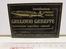 vecchio adesivo pubblicitario