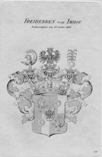 1820 - Imhof Stemma Nobiltà