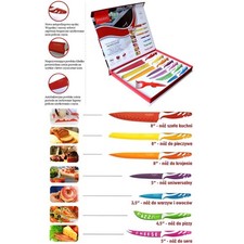 Set 7 Coltelli Da Cucina