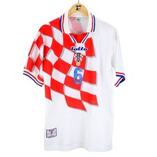 1998-01 Croazia Maglia #6 Lotto World Cup L (Top)  SHIRT MAILLOT TRIKOT