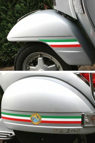 Striscione parafango cofano - striscione, e