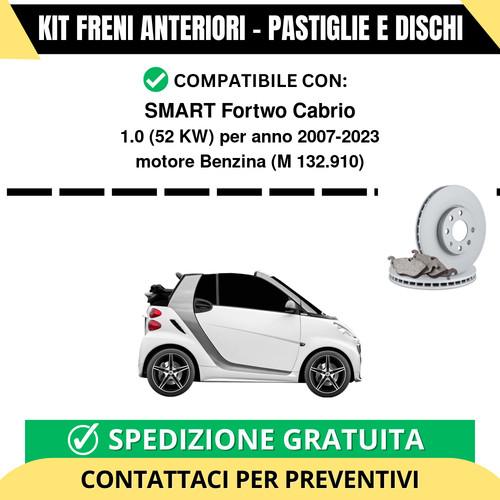 Kit freni anteriori - freni, (pastiglie