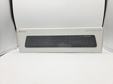 Tastiera Microsoft Bluetooth wireless nera modello 1898 scatola aperta