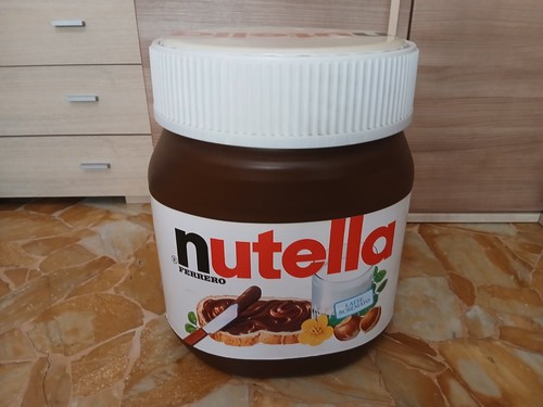 Nutella pouf barattolo - nutella,