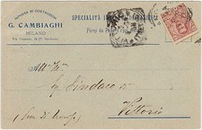 MILANO - IMPRESA DI COSTRUZIONI G.CAMBIAGHI - SPECIALITA' PANIFICI, FORNI 1904