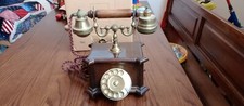 Telefono legno vintage