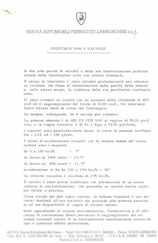 Lamborghini countach 5000 - countach,