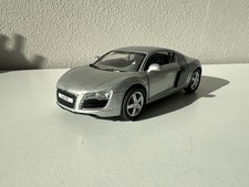 AUDI R8 Kinsmart Scala 1/36 Colore Argento Metallizzato