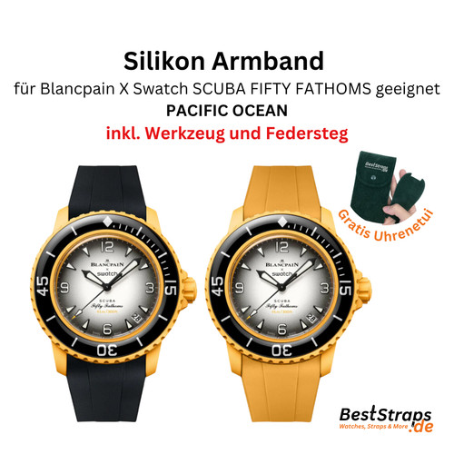 Bracciale silicone blancpain - bracciale,