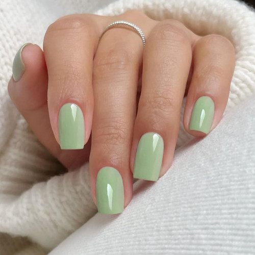 Unghie gel adesive verde - unghie,