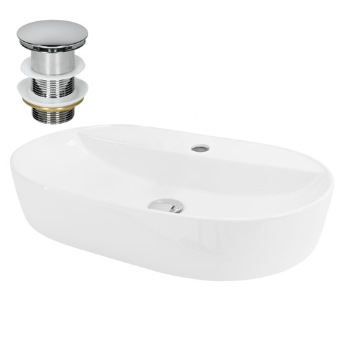 Lavabo ovale per bagno - , in