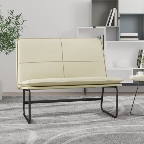 Vidaxl panca crema - crema, 100x75x76