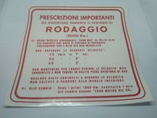 Vespa Running In Sticker VNA