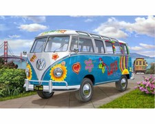 Volkswagen samba bus flower - t1,