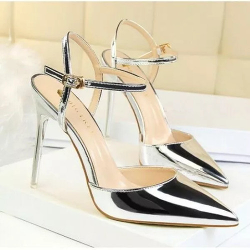 Decolte donna argento - argento, vernice