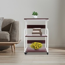 Supporto per stampante a 3 livelli, tavolo per stampante, supporto per stampante con ruote per lavoro