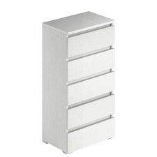 Cassettiera bianco frassinato