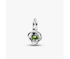 Pandora 793125c08 Pendente Cerchio Eterno Verde Agosto