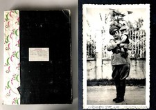 ANTICO ALBUM FOTOGRAFICO CON FOTOGRAFIE ANNI '20/'30/'40 ITALIA SVIZZERA VINTAGE