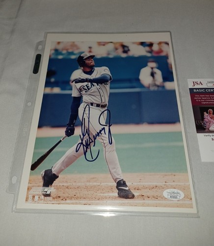 Ken griffey mariners signed - griffey, jr