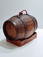 Botte in legno piccola usata antica 5 Lt. per vino esposizione rustica vintage