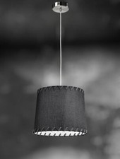 Lampadario In Tessuto nero