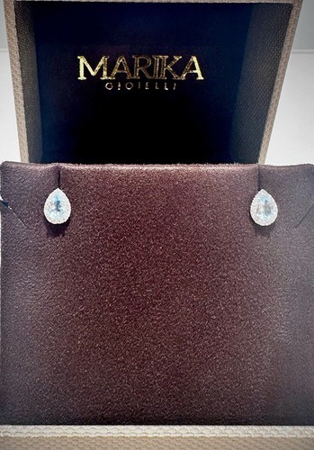 Marika gold diamond - diamond, aquamarine