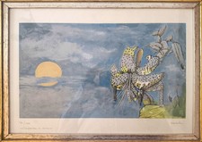 Bella litografia di Sergio Vacchi ritoccata a mano