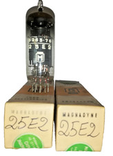 25E2, stock 2 pezzi, VALVOLE NOS Magnadyne Nuove, Rimanenze